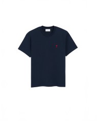 Tshirt With Red Heart Friend - Ami - Midnight Blue Tshirt With Red Heart Friend - Ami - Midnight Blue