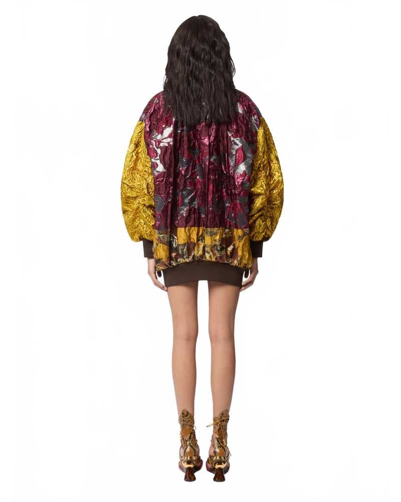 Bomber In Patchwork Jacquard - Nina Ricci - Jacquard
