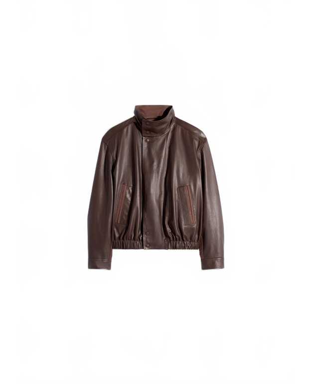 Soft Leather Jacket - Lemaire - Chocolate