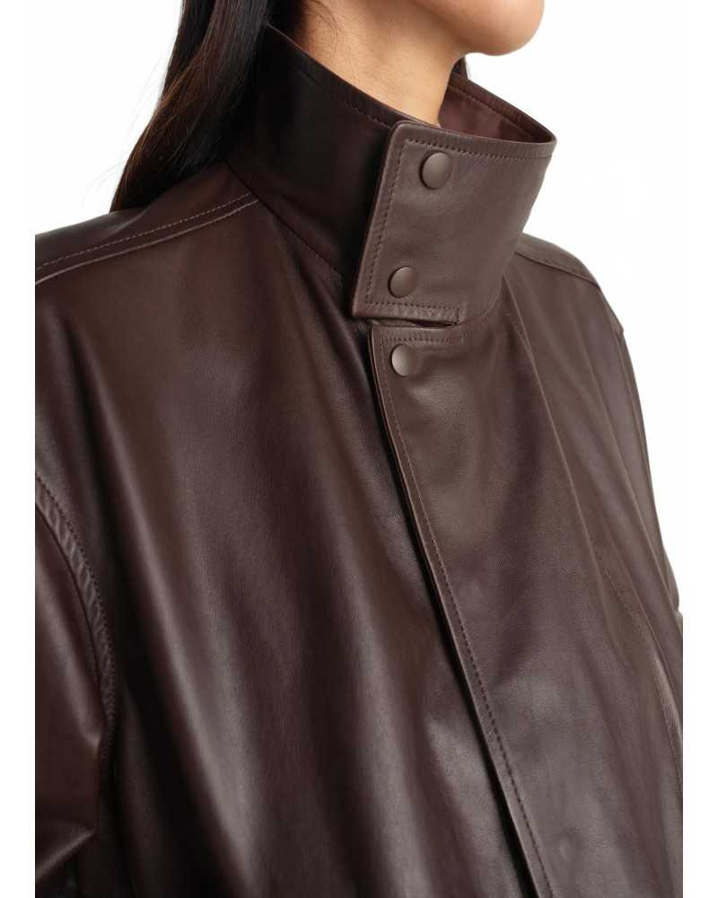 Soft Leather Jacket - Lemaire - Chocolate