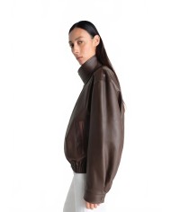 Soft Leather Jacket - Lemaire - Chocolate