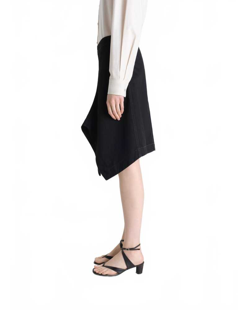 Asymmetric Skirt - Lemaire - Black