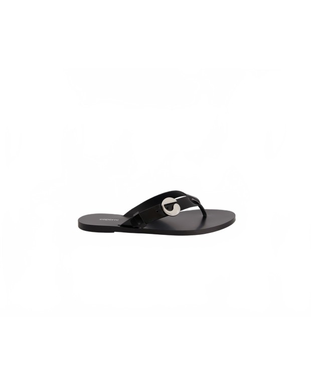 C Logo Flip Flops - Coperni - Noir