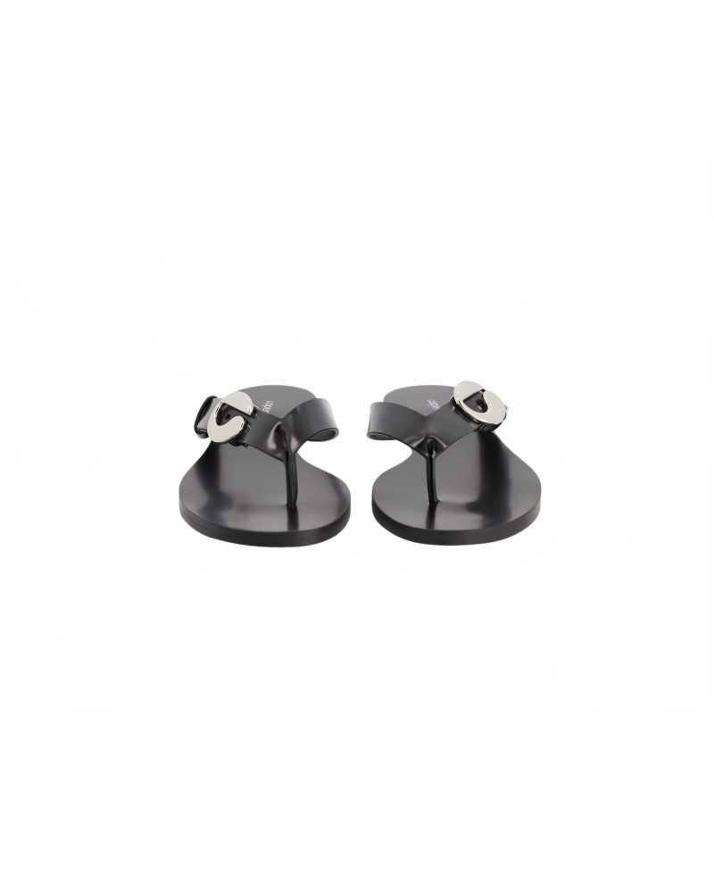 C Logo Flip Flops - Coperni - Noir