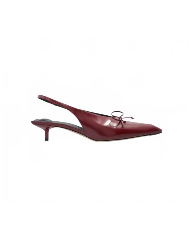 Les Slingbacks Cubisto - Jacquemus - Burgundy