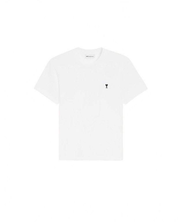 Tshirt Avec Ami De Coeur Contraste - Ami - Blanc