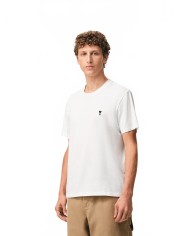 Tshirt With Heart Contrast Friend - Ami - White