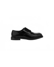 Derby En Veau Brossé Homme - Moschino - Noir