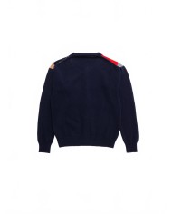 Crew Neck Argyle Cardigan - La Fetiche - Navy / Camel / Grey / Red / Neon Pink Crew Neck Argyle Cardigan - La Fetiche - Navy / Camel / Grey / Red / Neon Pink