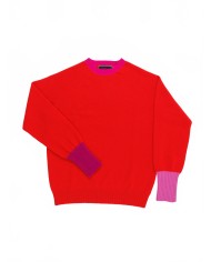 Unisex Lambswool Sweater - La Fetiche - Red