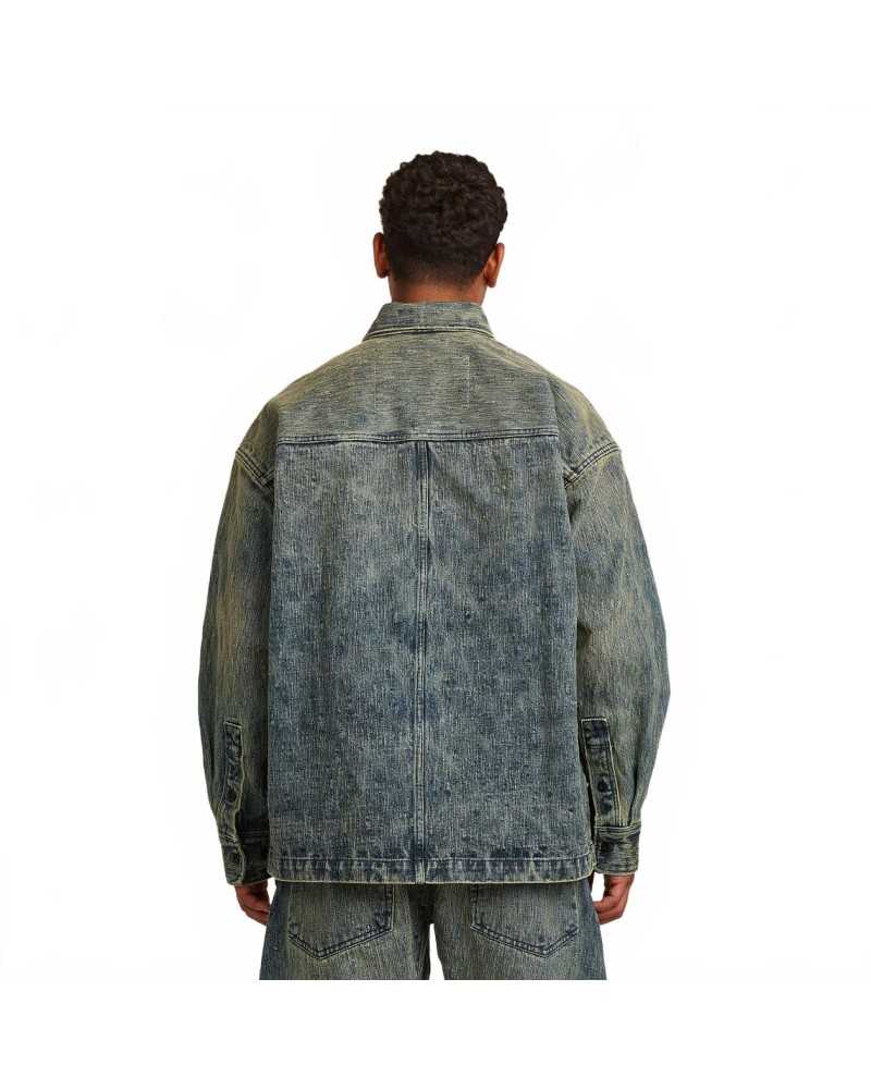 A Boxy Fit Overshirt - G-Star - Antique Faded Shizuku A Boxy Fit Overshirt - G-Star - Antique Faded Shizuku