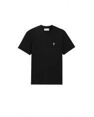 Tshirt Avec Ami De Coeur Contraste - Ami - Noir / Blanc Creme Tshirt Avec Ami De Coeur Contraste - Ami - Noir / Blanc Creme