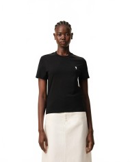 Ami De Coeur Cropped Tshirt - Ami - Black / Creamy White Ami De Coeur Cropped Tshirt - Ami - Black / Creamy White