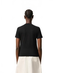 Ami De Coeur Cropped Tshirt - Ami - Black / Creamy White Ami De Coeur Cropped Tshirt - Ami - Black / Creamy White