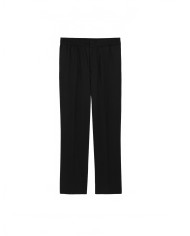 Elasticated Waist Pants - Ami - Black Elasticated Waist Pants - Ami - Black