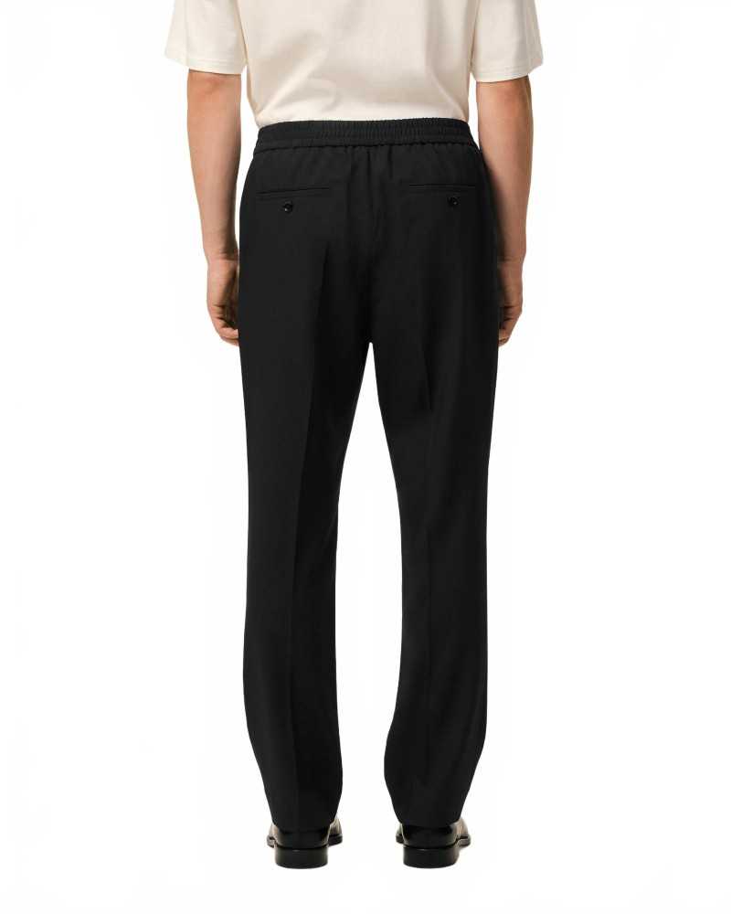 Elasticated Waist Pants - Ami - Black Elasticated Waist Pants - Ami - Black