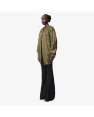 Bomber In Wrinkled Cotton - Nina Ricci - Khaki