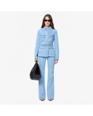 Denim Saharienne Jacket - Nina Ricci - Denim Blue Denim Saharienne Jacket - Nina Ricci - Denim Blue