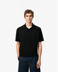 Polo Manches Courtes Avec Ami De Coeur Contraste - Ami - Noir / Noir Polo Manches Courtes Avec Ami De Coeur Contraste - Ami - Noir / Noir