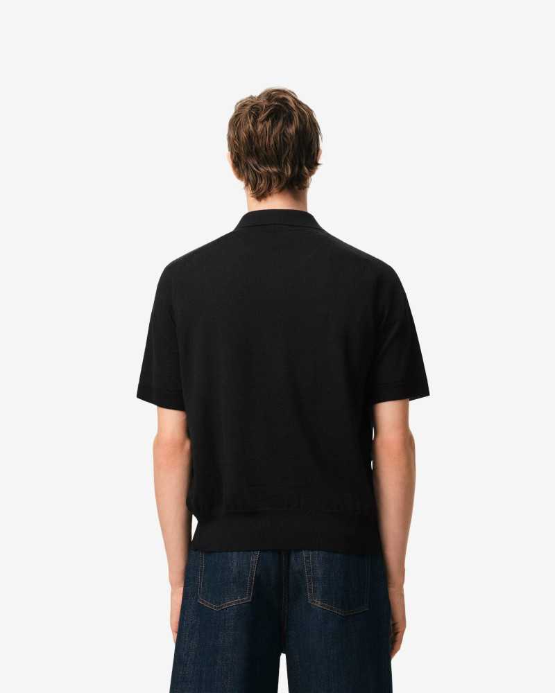 Polo Manches Courtes Avec Ami De Coeur Contraste - Ami - Noir / Noir Polo Manches Courtes Avec Ami De Coeur Contraste - Ami - Noir / Noir