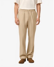 Pantalon Taille Elastiquee - Ami - Beige Taupe