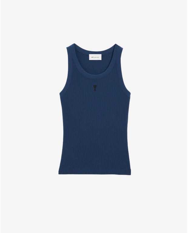 Tank Top With Contrast Heart Friend - Ami - Ink