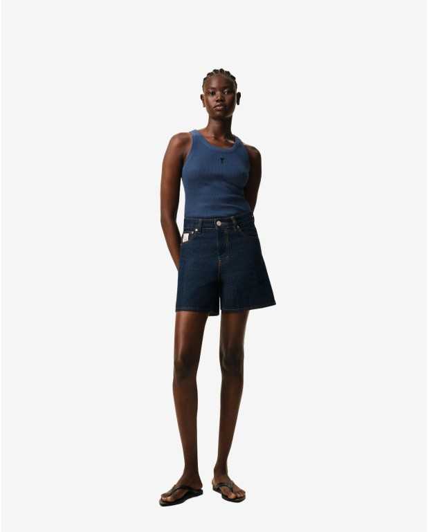 Tank Top With Contrast Heart Friend - Ami - Ink