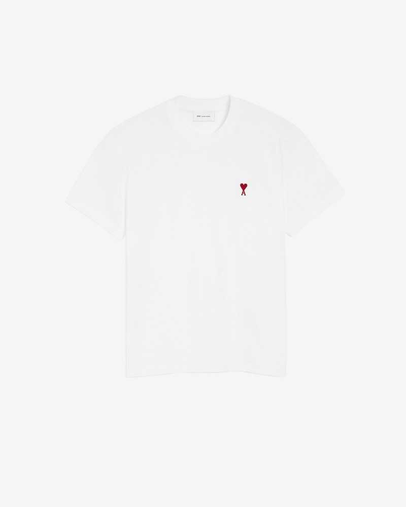 Tshirt With Red Heart Friend - Friend - White