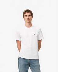 Tshirt With Red Heart Friend - Friend - White