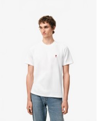 Tshirt With Red Heart Friend - Friend - White
