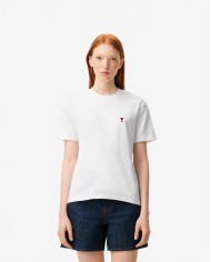 Tshirt With Red Heart Friend - Friend - White