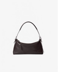 Belted Baguette Bag - Lemaire - Dark Chocolate