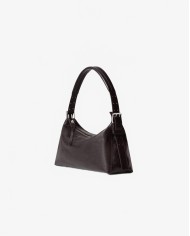 Belted Baguette Bag - Lemaire - Dark Chocolate