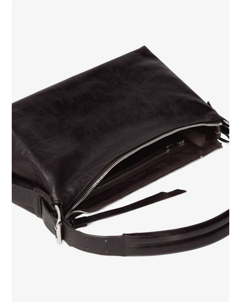 Belted Baguette Bag - Lemaire - Dark Chocolate