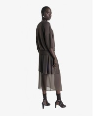 Double Layer Dress - Lemaire - Brown