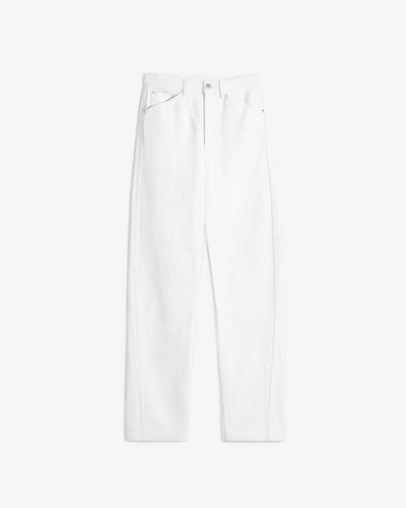 Five Pockets Twisted Pants - Lemaire - Milk Five Pockets Twisted Pants - Lemaire - Milk
