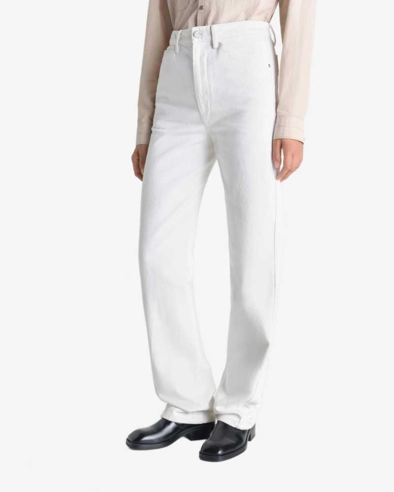 Five Pockets Twisted Pants - Lemaire - Milk Five Pockets Twisted Pants - Lemaire - Milk