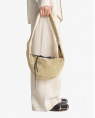 Fortune Croissant Filt Bag - Lemaire - Light Beige