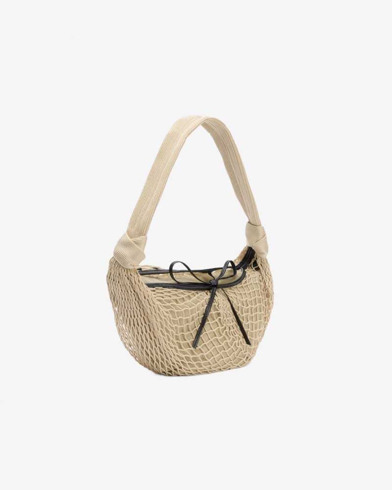 Fortune Croissant Filt Bag - Lemaire - Light Beige