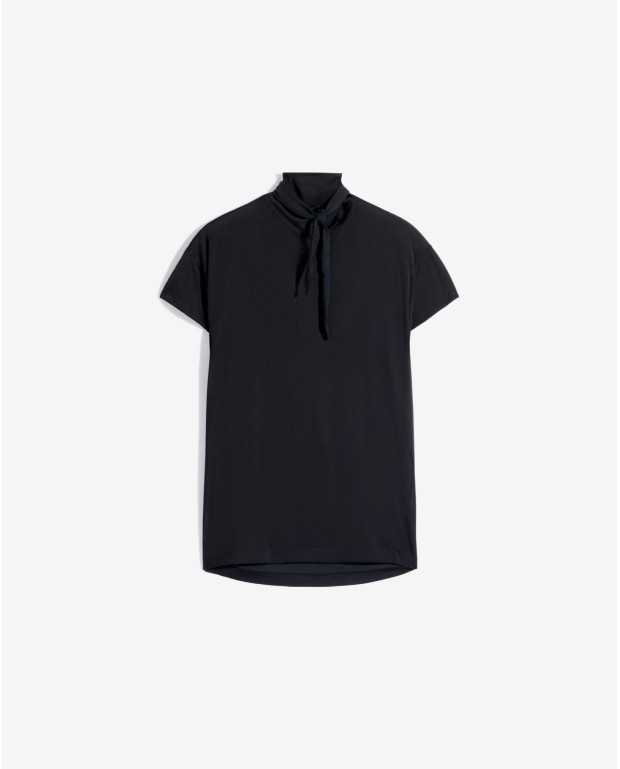 Short Sleeve Foulard Top - Lemaire - Urchin