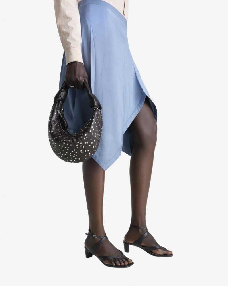 Studs Dots Mini Fortune Croissant Bi Galva - Lemaire - Dark Chocolate