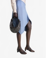 Studs Dots Mini Fortune Croissant Bi Galva - Lemaire - Dark Chocolate