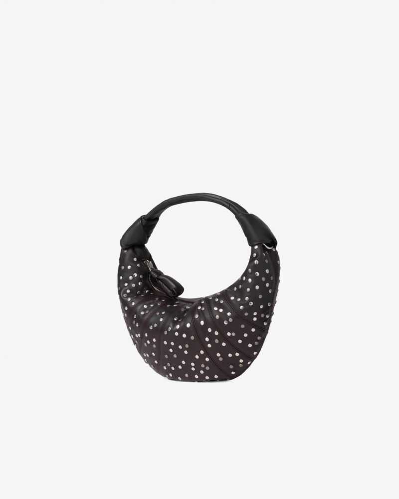 Studs Dots Mini Fortune Croissant Bi Galva - Lemaire - Dark Chocolate
