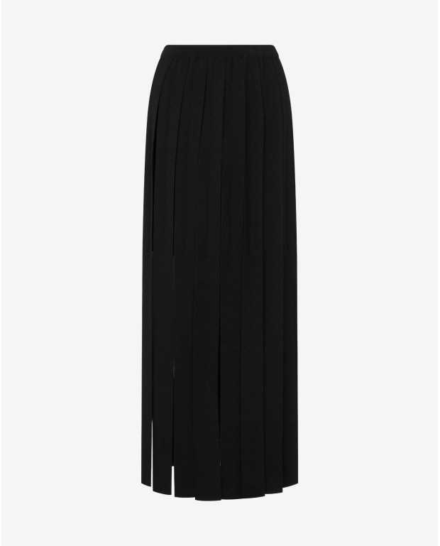 Jupe en Laine Mérinos - Moschino - Noir