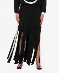 Jupe en Laine Mérinos - Moschino - Noir