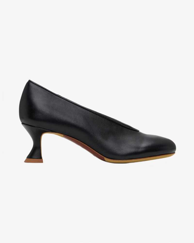 Escarpins En Cuir Canard - Moschino - Noir