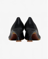Escarpins En Cuir Canard - Moschino - Noir