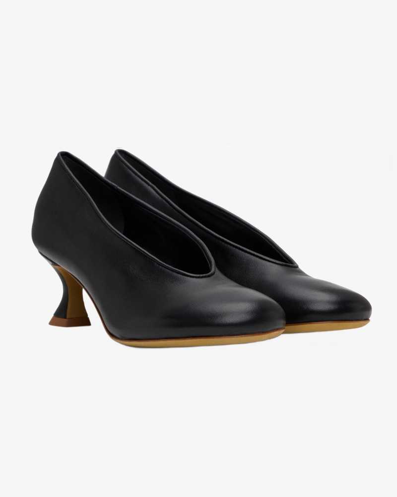 Escarpins En Cuir Canard - Moschino - Noir