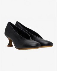 Escarpins En Cuir Canard - Moschino - Noir