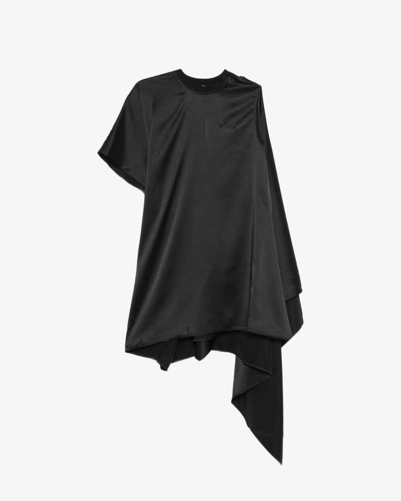 Zero Waste Draped Dress - Coperni - Black